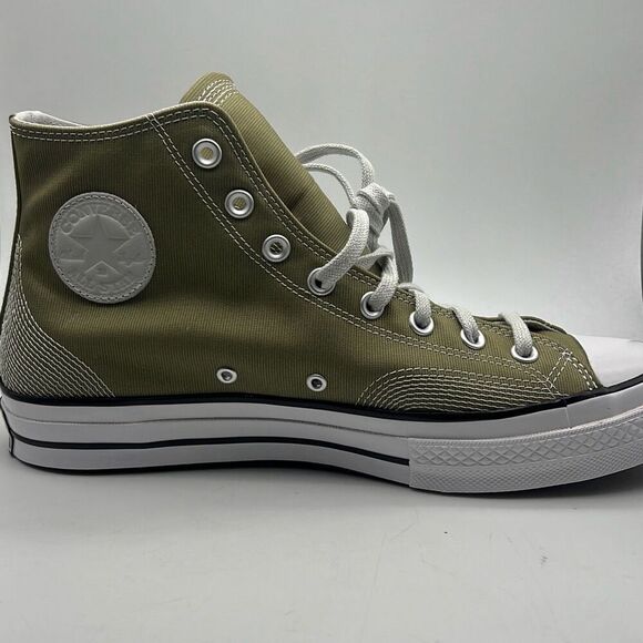 Converse Chuck 70‎ Multi-Stitch Hi Shoes A07435C Mossy Sloth Green NWB Men 11.5 - Picture 2 of 10